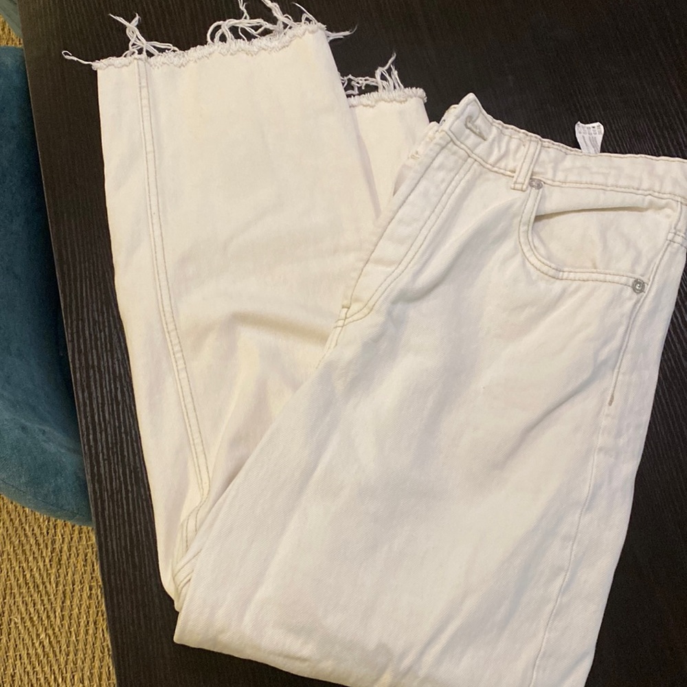 Zara size 12 - high rise straight leg
